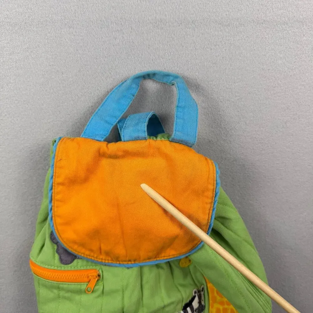 Vintage Stephen Joseph Kids Safari Animal Mini Backpack Cotton